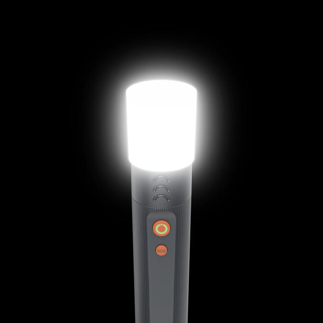 HAMA LED Фенер FLX1200-C, презареждащ се, удароустойчив, алуминиев, 4 режима + SOS 