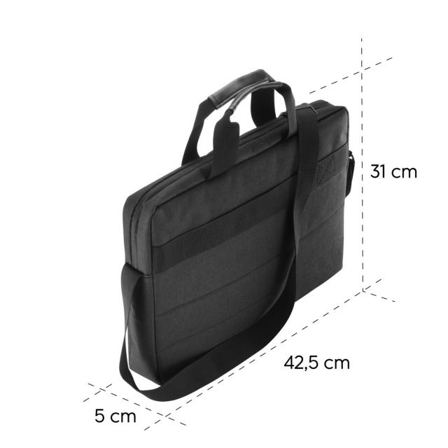 Чанта за лаптоп Hama "Genua", до 40 см (15.6"), черна 