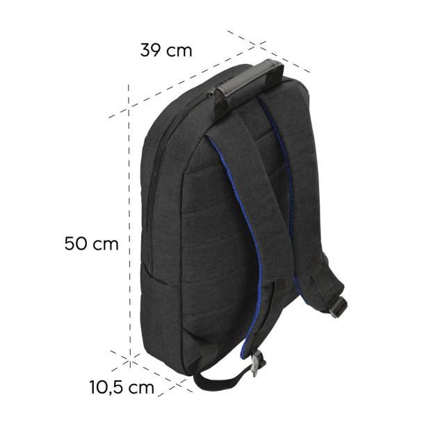 HAMA Раница за лаптоп "Genua", до 44 cm (17.3”), черно 