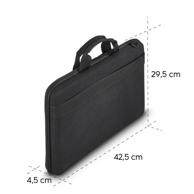 Hama "Protection Hardcase" Laptop Bag, up to 41 cm (16.2"), black 