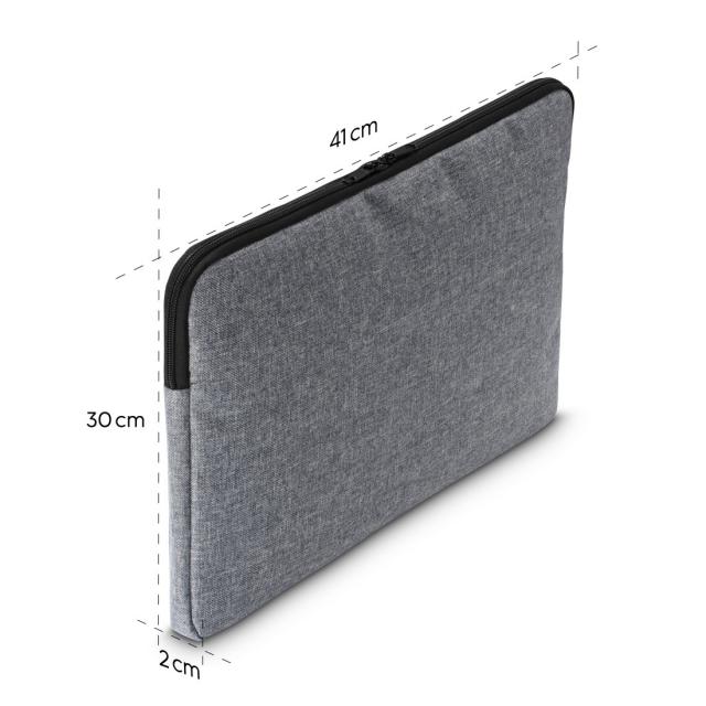 HAMA Калъф за лаптоп "Genua", до 44 cm (17.3”), сив 