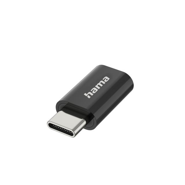 Hama USB OTG Adapter, USB-C Plug - Micro-USB Socket, USB 2.0, 480 Mbit/s 