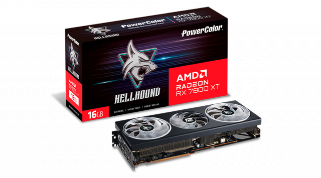 Graphic card POWERCOLOR RX 7800 XT Hellhound 16GB GDDR6 
