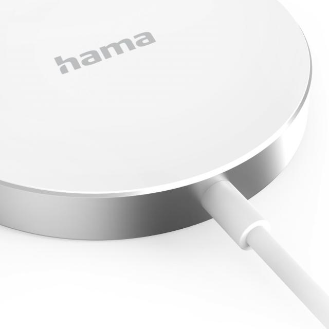 Hama "MagCharge FC15" Wireless Charger, 15 W,  for Apple 