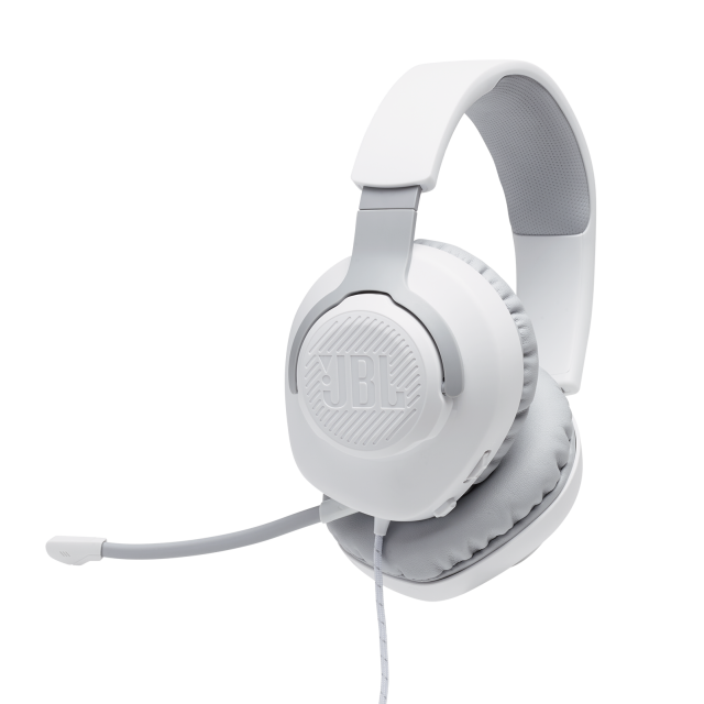 Геймърски слушалки JBL Quantum 100 White 