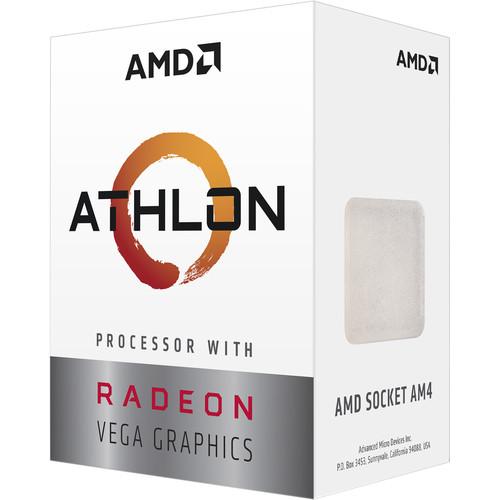 Процесор AMD Athlon 3000G, 2-Core 3.5 GHz, 5MB/35W/AM4/BOX