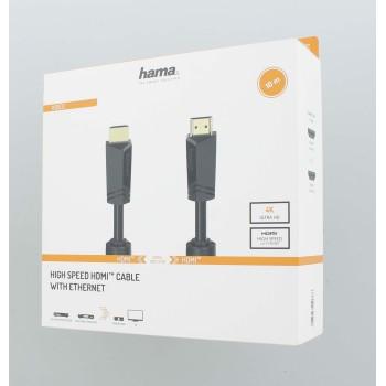 Hama High-speed HDMI™ Cable, Plug - Plug, 4K, Ethernet, Gold-plated, 10.0 m 