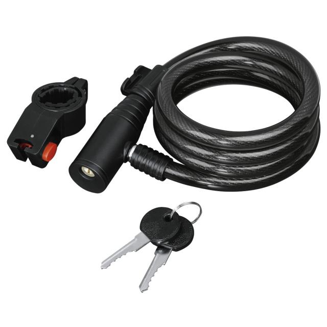 Hama Bicycle Spiral Cable Lock, 120 cm, 178110 