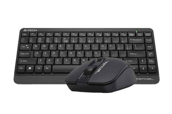 Комплект клавиатура и мишка A4TECH FG1112, Черен 