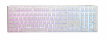 Геймърскa механична клавиатура Ducky One 3 Pure White Full Size Hotswap Cherry MX Brown, RGB, PBT Keycaps