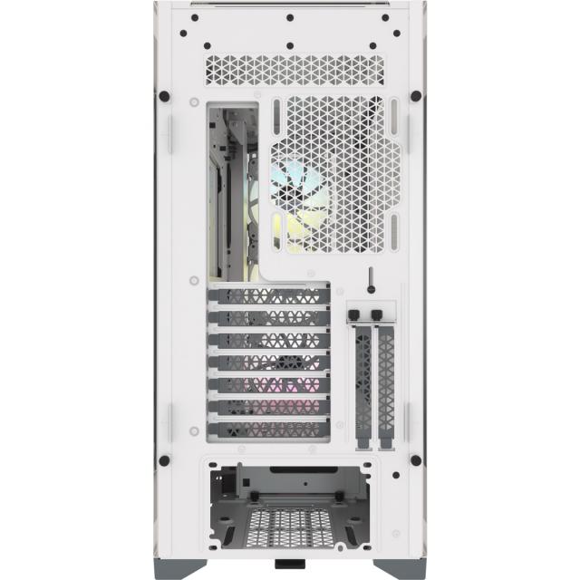 Case Corsair iCUE 5000X RGB Mid Tower, Tempered Glass, White 