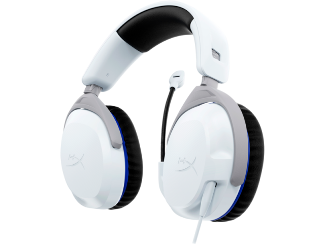 Геймърски слушалки HyperX Cloud Stinger за PS5/PS4 3.5mm жак с Микрофон, Бели 