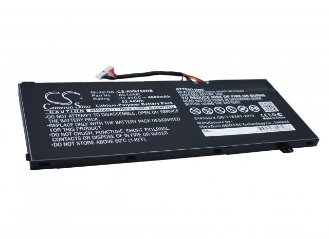 Laptop Battery for Acer Aspire Nitro V15 VN7-571G VN7-572G VN7-591G VN7-592G i V17 VN7-791G VN7-792G  AC14A8L 11.4V 4600mAh CAMERON SINO 