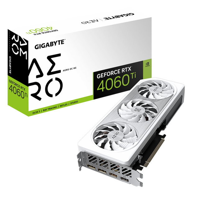 Видео карта GIGABYTE RTX 4060 TI AERO OC 8GB GDDR6 