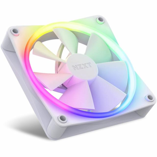 NZXT F120 White RGB Triple Pack & Controller 