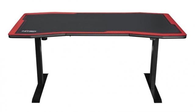 Геймърско бюро Nitro Concepts D16E, Carbon Red, Електрическо управление на височина 