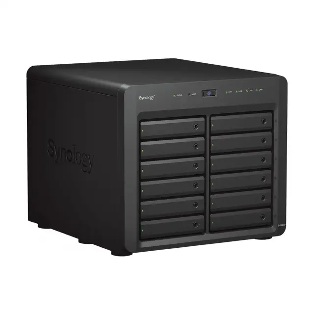 Мрежов сторидж Synology DS3622xs+, За 12 диска, До 200TB, 2.2GHz, 16GB, Гигабит, USB3.0 