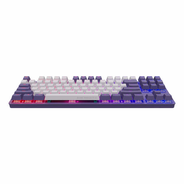 Mechanical Keyboard Dark Project KD87A Violet - G3MS Sapphire Switches, RGB, PBT Keycaps 