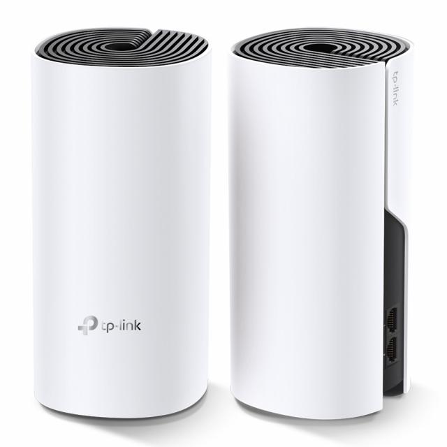 Безжичен рутер TP-Link Deco M4, AC1200, 2.4/5 GHz, 300 -  867 Mbps, Gigabit, 2 бр. в комплект 