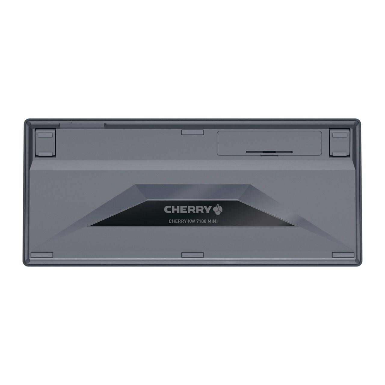 Безжична клавиатура CHERRY KW 7100 MINI BT, Bluetooth, Черна