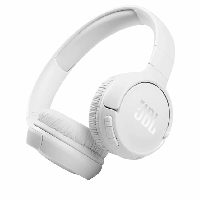Headphones on-ear JBL T510BT, White
