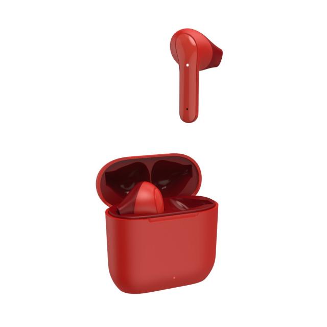 Hama "Freedom Light" Bluetooth® Headphones,True Wireless,Earbuds,Voice Ctrl.,red 