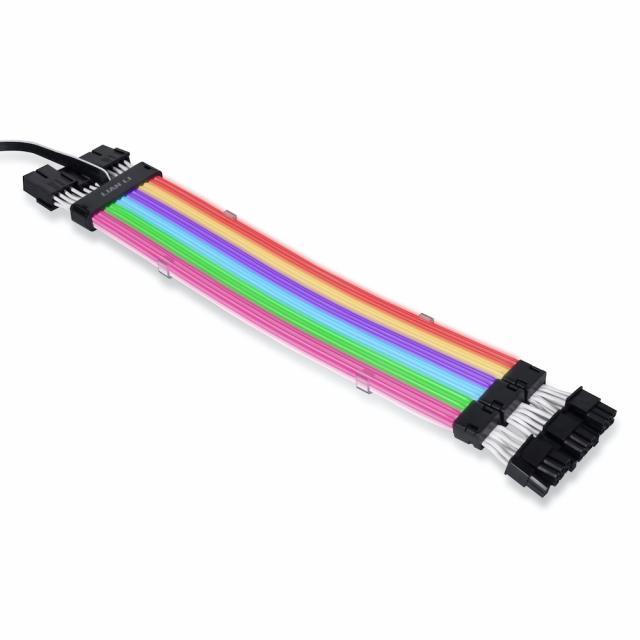 Lian Li Strimer Plus V2 Triple 8-pin ARGB GPU Extension Cable 