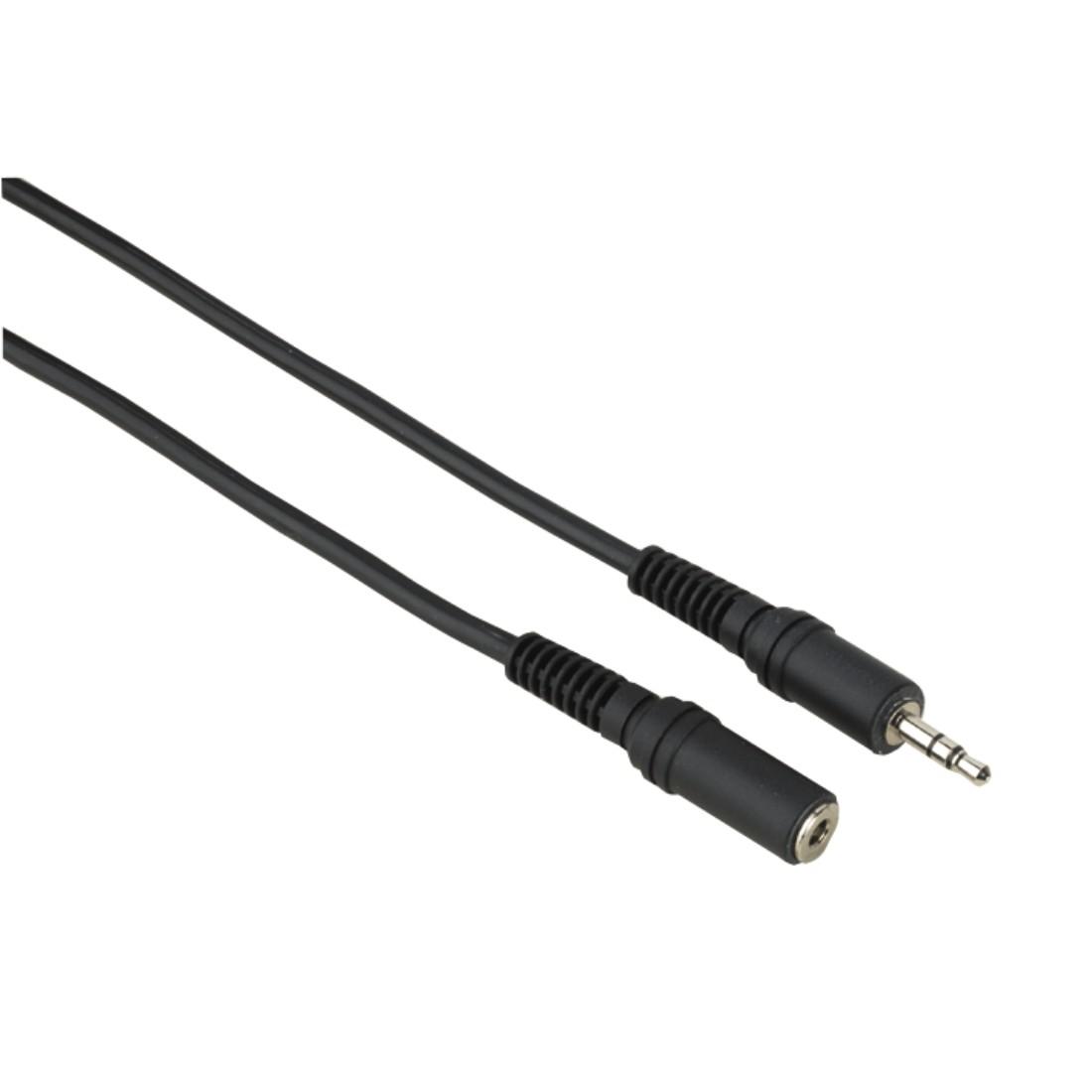 Аудио удължителен кабел HAMA 43300, 3.5мм стерео жак мъжки/женски, 2.5 м