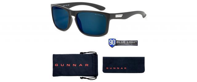 Слънчеви очила GUNNAR INTERCEPT Onyx, Sun, Черен 