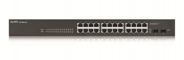 Switch ZYXEL GS1900-24, 24 port managed, Gigabit, Rack-Mount 