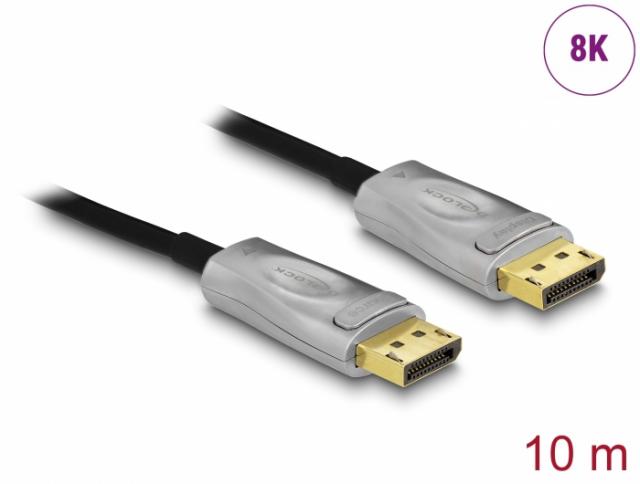 Delock Active Optical Cable DisplayPort 1.4 8K 10 m 