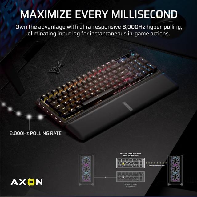 Mechanical Keyboard Corsair Vanguard Pro 96 Hall Effect - Hyperdrive Magnetic Switch 