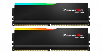 Memory G.SKILL Ripjaws M5 Neo RGB Black 64GB(2x32GB) DDR5-6000 - AMD EXPO