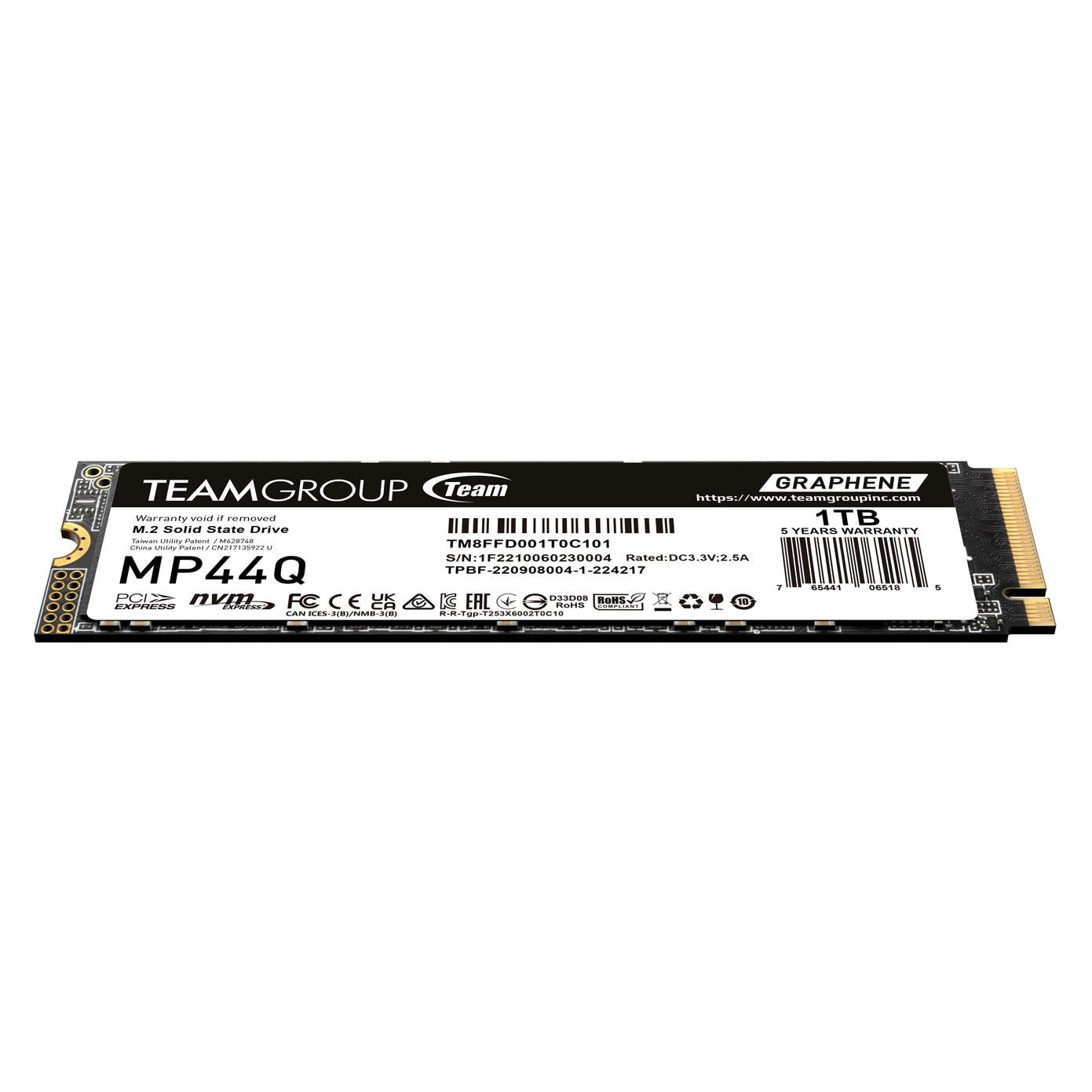 SSD Team Group MP44Q, M.2 2280 NVMe, 1TB, PCI-e 4.0 x4