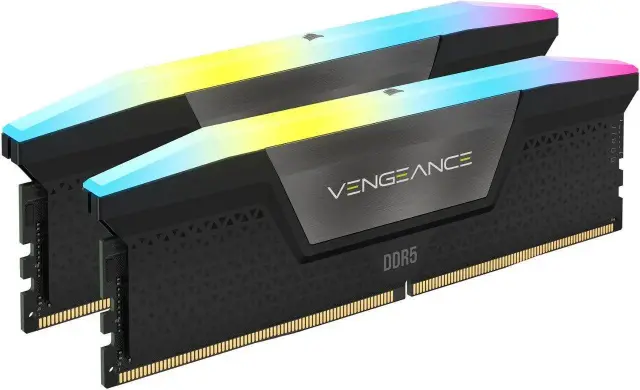 Памет Corsair Vengeance RGB DDR5 32GB (2 x 16GB) DDR5 6400 MHz 