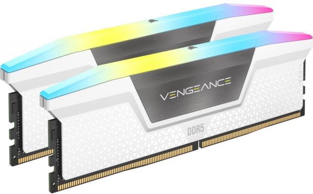 Памет Corsair Vengeance RGB DDR5, 6000MHz 32GB 2x16GB DIMM, CL30-36, Intel XMP и AMD EXPO 