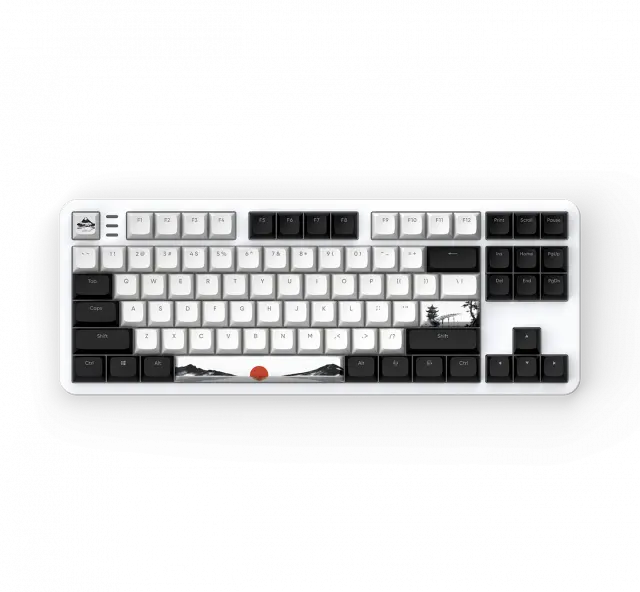 Геймърскa механична клавиатура Dark Project 87 Fuji V2 RGB TKL - G3MS Sapphire Switches, ABS 