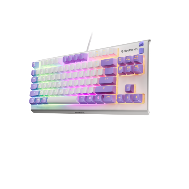 Tastatura gaming SteelSeries Apex 3 TKL Amethyst - Quiet Switct, UK Layout 