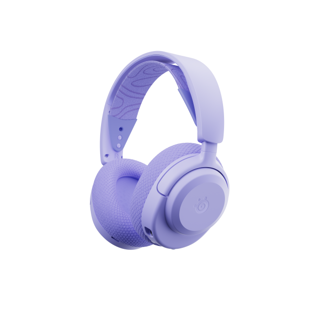 Casti gaming wireless SteelSeries Arctis Nova 3 pentru PC, Lavander 