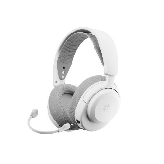 Casti gaming wireless SteelSeries Arctis Nova 3 pentru PC, Alb 