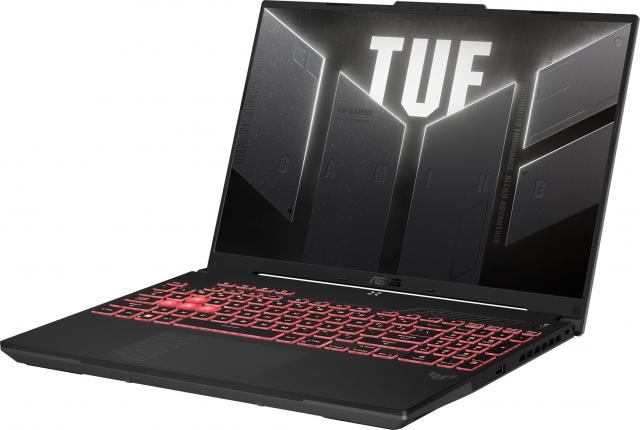 Лаптоп ASUS TUF Gaming A16 2024 FA607NUQ-RL014 - 16" IPS FullHD+, AMD Ryzen 7 170, 16GB DDR5, 512 GB SSD, RTX 4050 6GB GDDR6 
