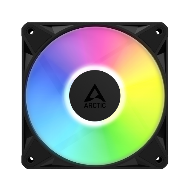 Комплект вентилатори ARCTIC BioniX P12 A-RGB PWM 120mm Daisy Chain - Черен 