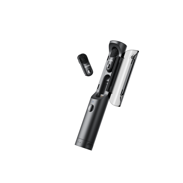 Безжична система микрофони All-in-One BOYA MAGIC 02 - Lightning + USB-C 