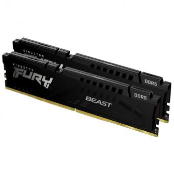Memory Kingston FURY Beast Black 16GB(2x8GB) DDR5 5600MHz CL36, AMD EXPO - KF556C36BBEK2-16