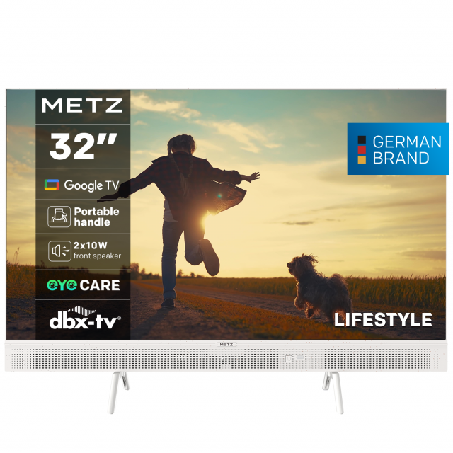 Телевизор METZ 32" 32MTE7000Z HD Ready LED, Google TV, Клас E 