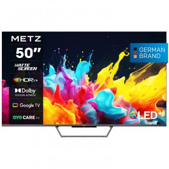 METZ QLED TV 50MQE7600Z, 50"(126 см), QLED, Google TV, 4K/UHD, 60Hz