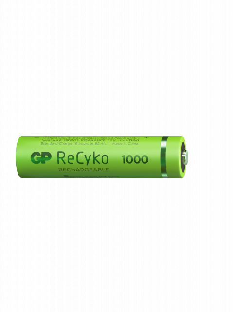 Rechargeable Battery GP R03 AAA 1000mAh NiMH 100AAAHCE-EB4 4 pcs. pack GP 