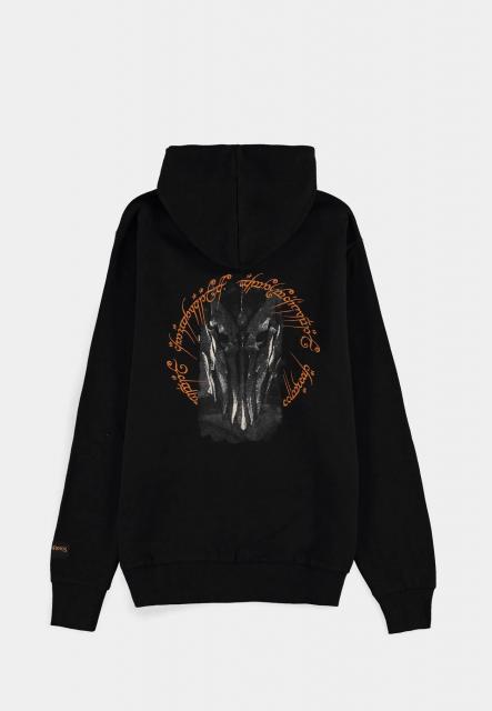 Hoodie DIFUZED The Lord of the Rings - Black Sauron - Men's Zipper, XL 