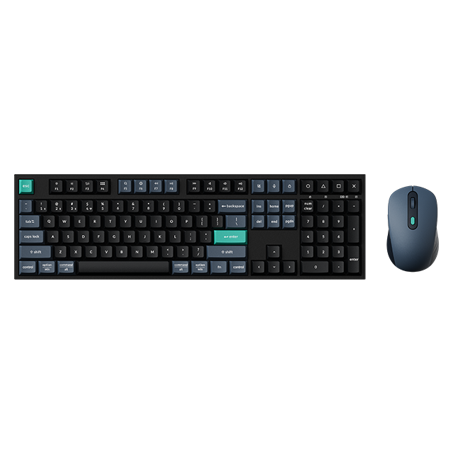 Wireless Combo Keychron B36 Deep Black и BM25 - TKL