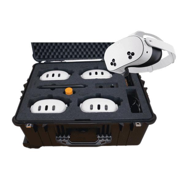 Комплект VR Expert 4 бр. PICO Neo 3 VR очила, куфар, рутер, таблет и аксесоари 